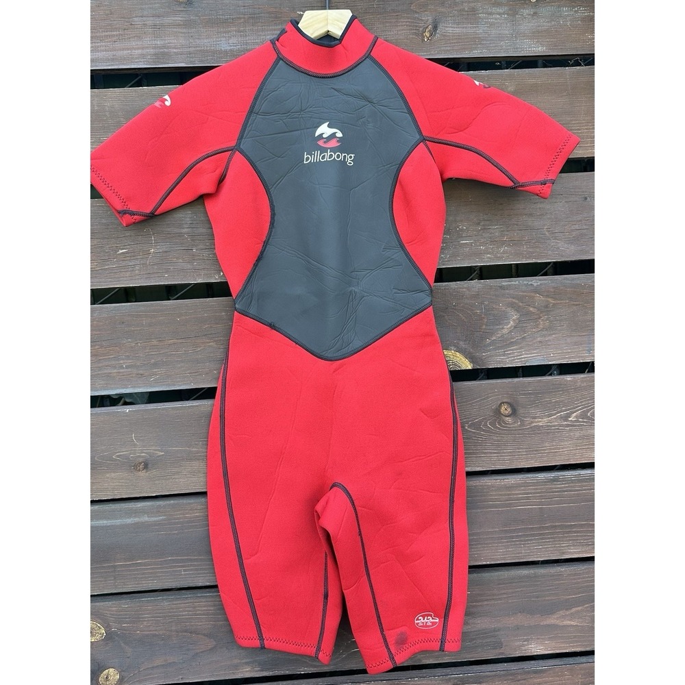 Billabong Short Sleeve Shorts Wetsuit 2/2‎  Size 6 Small